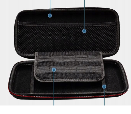 Etui do Nintendo Switch 2 NS2 Zestaw Akcesoriów Gumki 2x Szkło Crystal Case