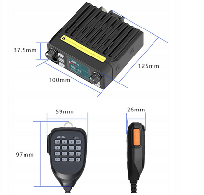 radiotelefon przewoźny Hiroyasu Sifang TM8118 transceiver VHF / UHF 25W