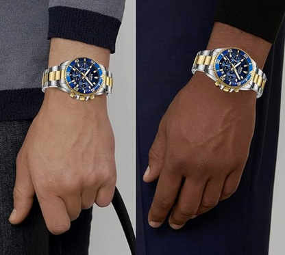 Zegarek Męski BIDEN 0163 Elegancki Stalowy Klasyczny